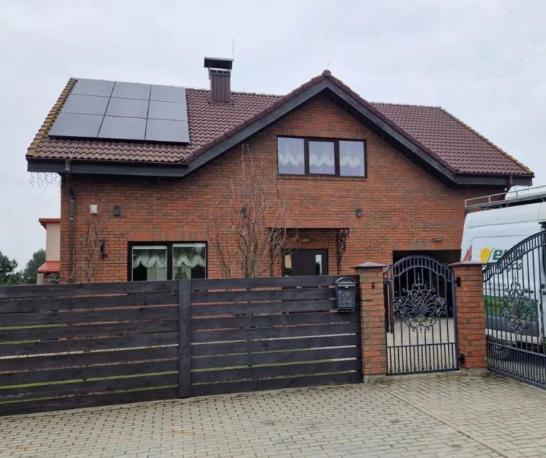 16 kW saulės elektrinė Klaipėdos r.