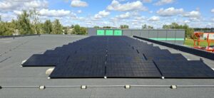 elektrinė ant plokščio stogo moduliai 30kW