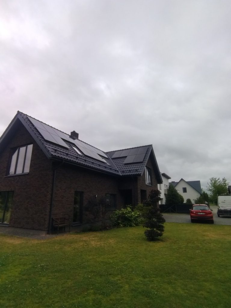 12,32 kW saulės elektrinė Šiauliuose