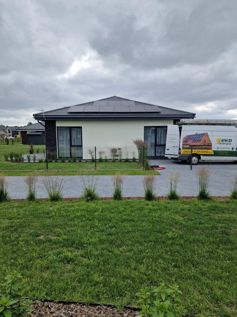 11,88 kW saulės elektrinė Palangoje