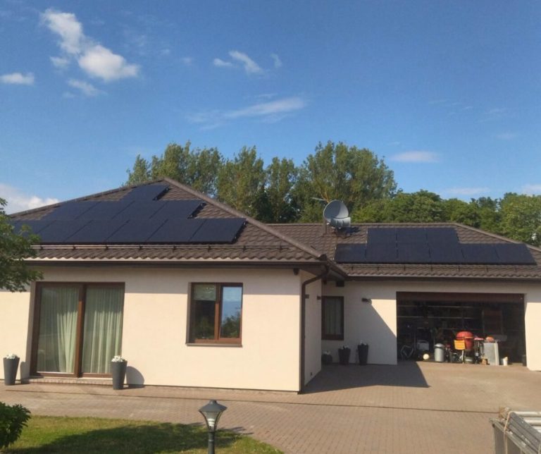 14,52 kW saulės elektrinė Šiauliuose