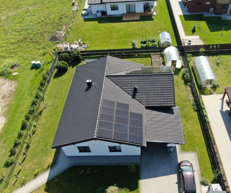 9,96 kW saulės elektrinė Klaipėdos rajone