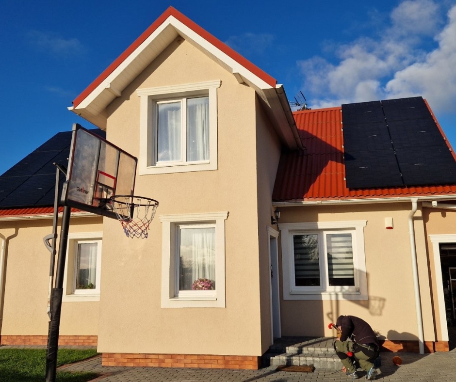 6,6 kW Saulės elektrinė Kretingos rajone
