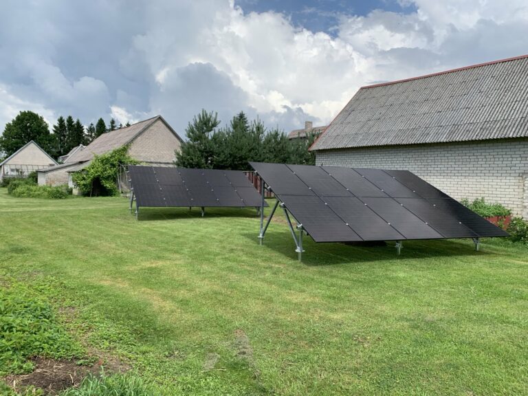 5kW x 2 vnt. antžeminė elektrinė Skuodo r.