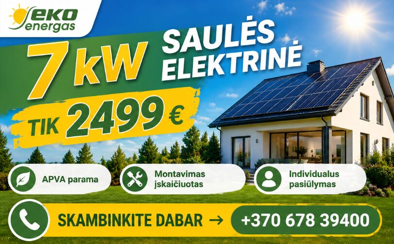 7 kW elektrinė tik 2499Eur