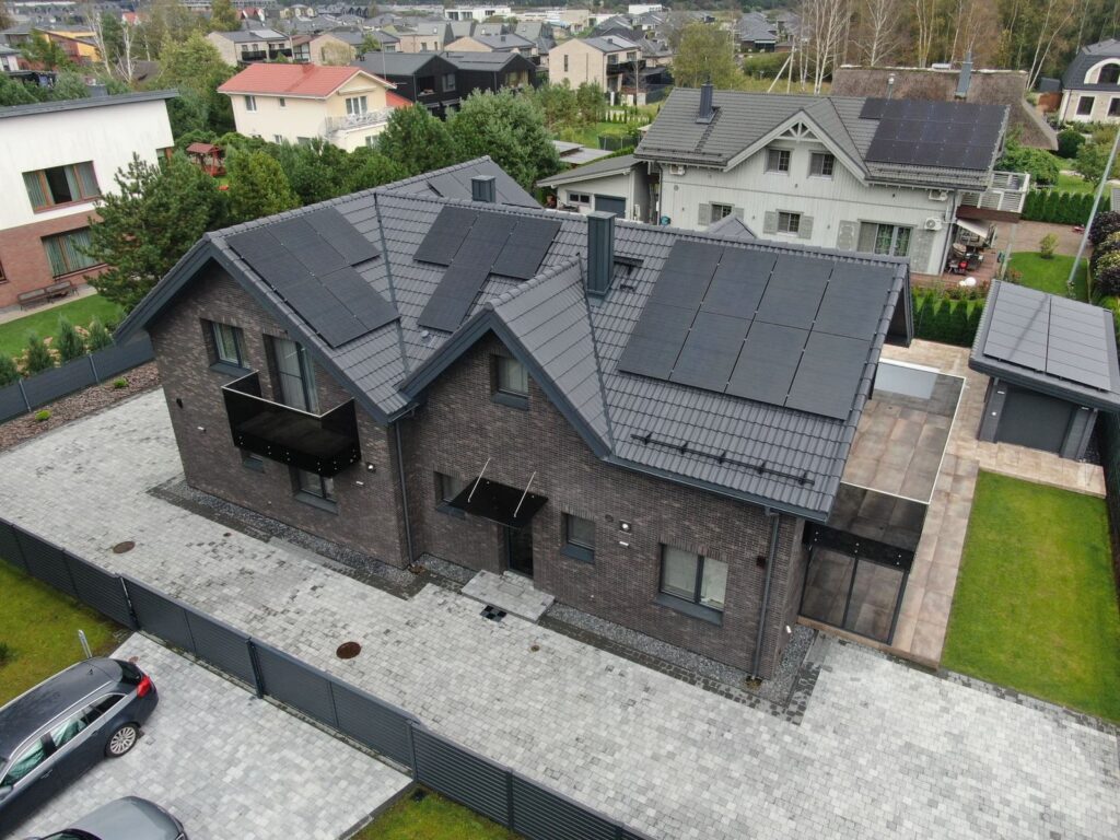 10 kW saulės elektrinė