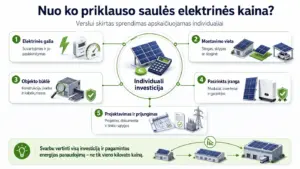 saules-elektrines-kainos-veiksniai